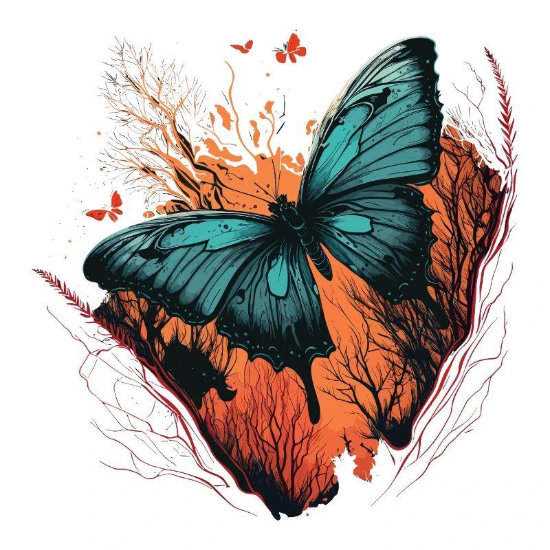 Flinker Schmetterling
