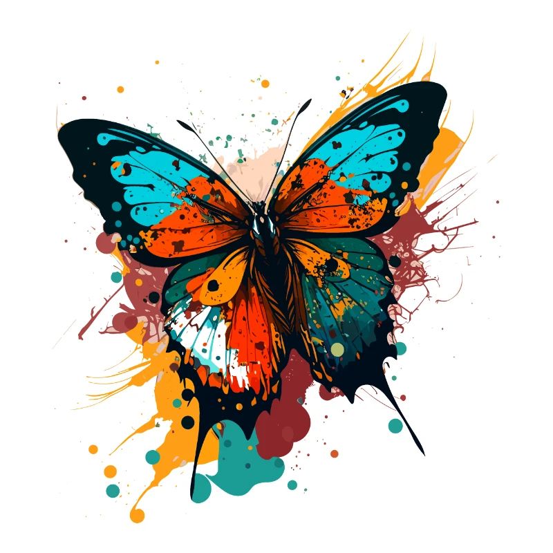 Papillon vibrant