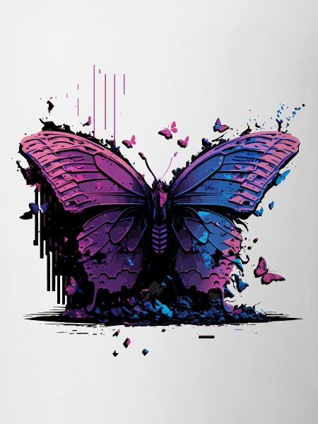 Papillon Beauté Vaporwave