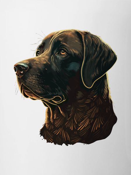 Calm Labrador Retriever