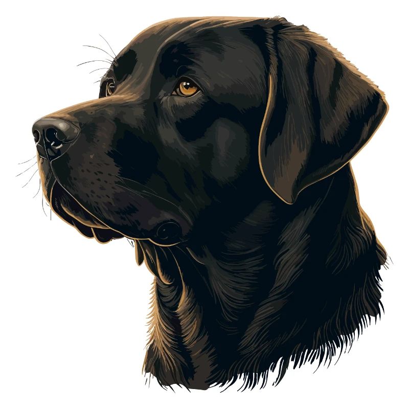 Labrador Retriever brun foncé doux