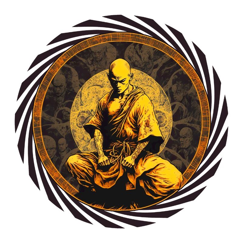 Shaolin Discipline I Mann Geburtstag Graphic Motiv