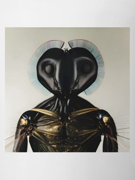 Photographic Portrait Humanoid Insect