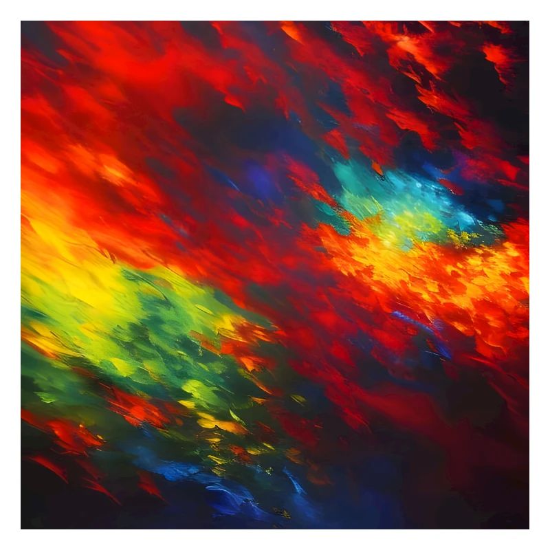 Lampes de pluie - Couleurs abstraites