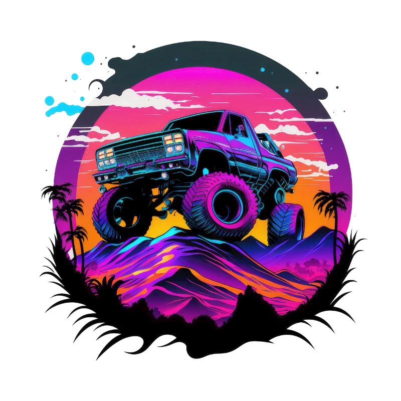 Monster Truck Synthwave