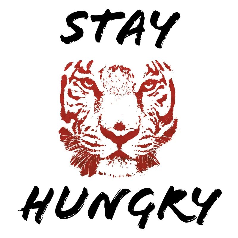 Stay Hungry schwarz/rot