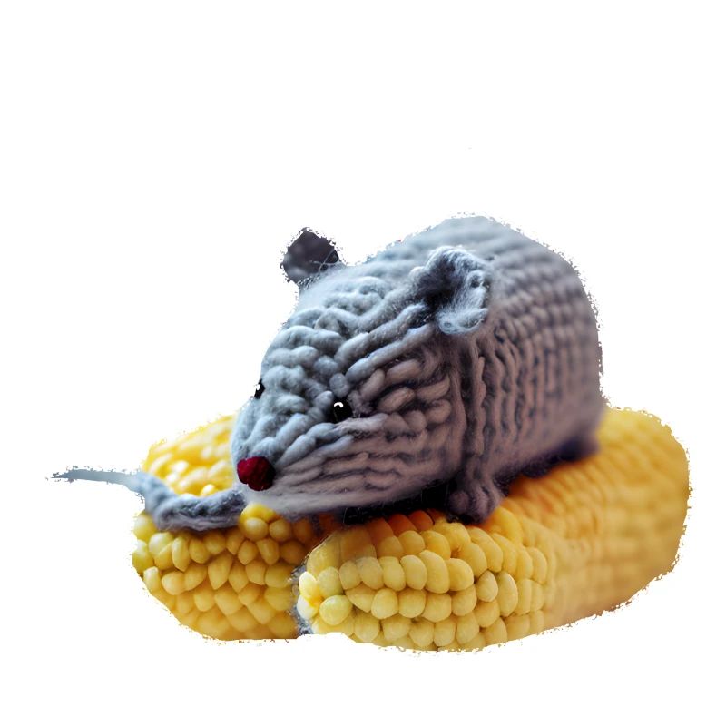 Mouse on corn