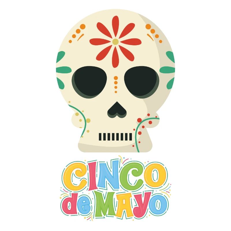 Crâne de Cinco de Mayo