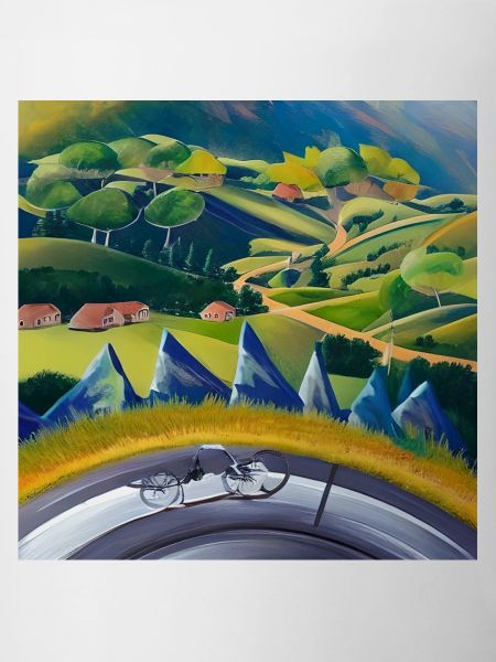 bicycle in mountains
