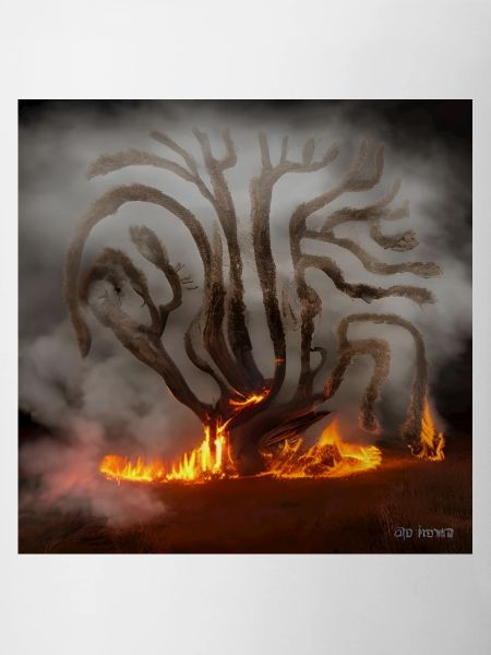 old tree burns