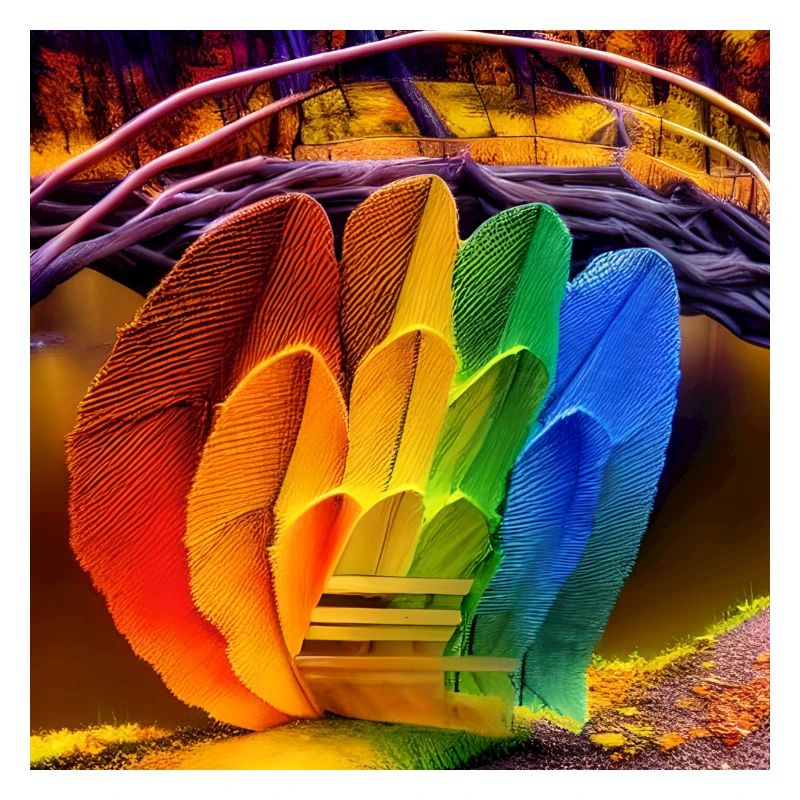 Arc-en-ciel en automne