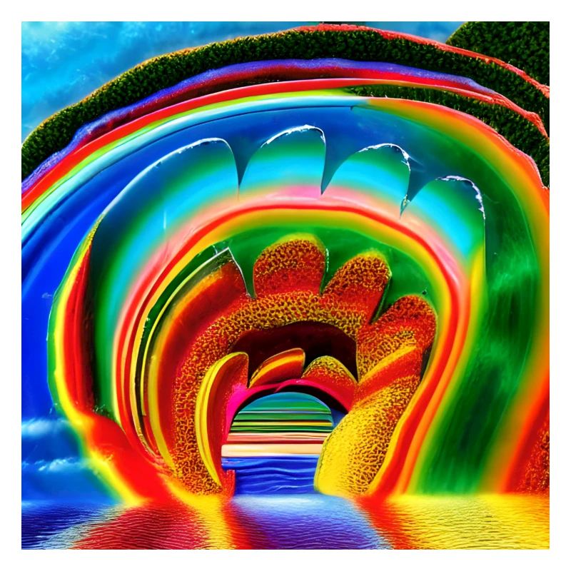 Sonniger Tag Regenbogen