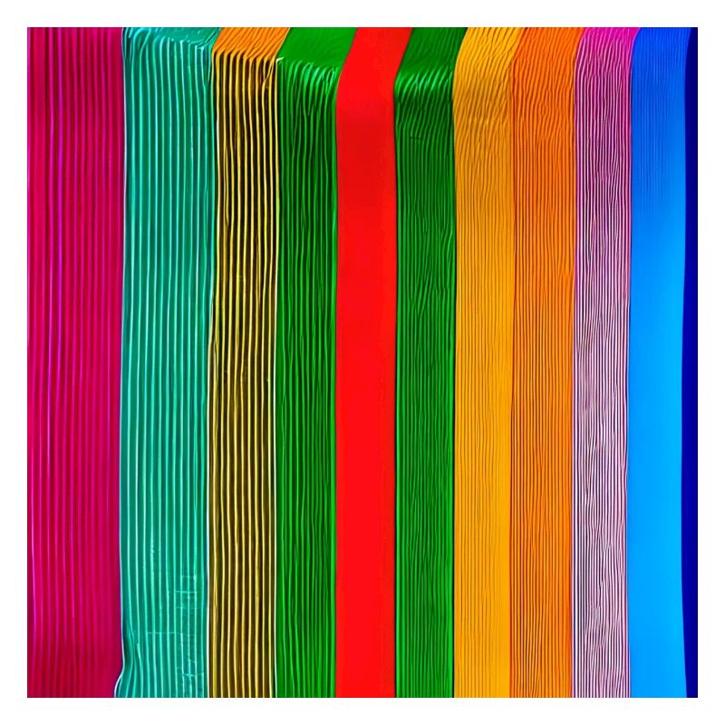 bandes verticales épaisses de couleurs folles