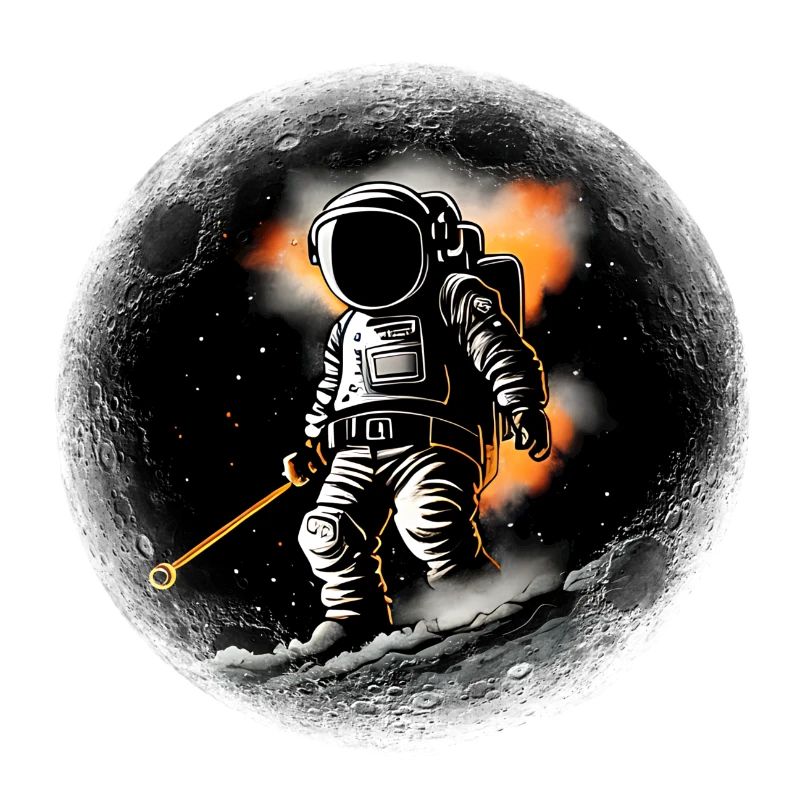 Astronaut on planet