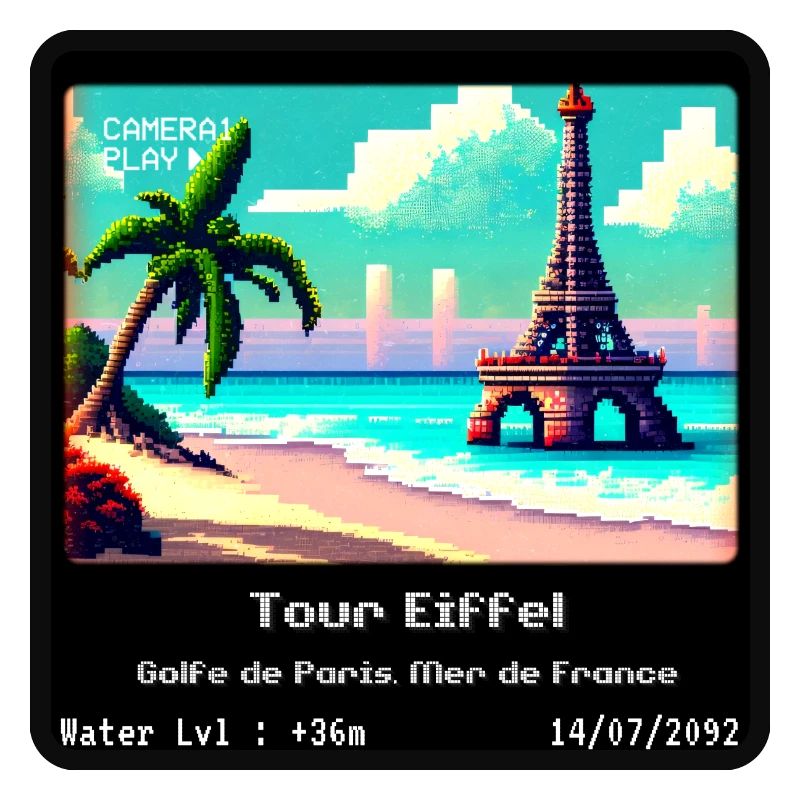 Tour Eiffel Golfe de Paris Mer de France