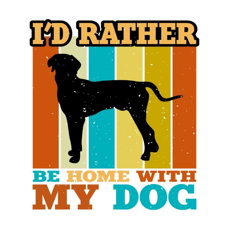 Hanover Hound Hund Lover Silhouette Vintage Sunset