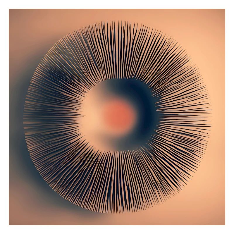 Abstract Shape, Iris, Structure, Round,