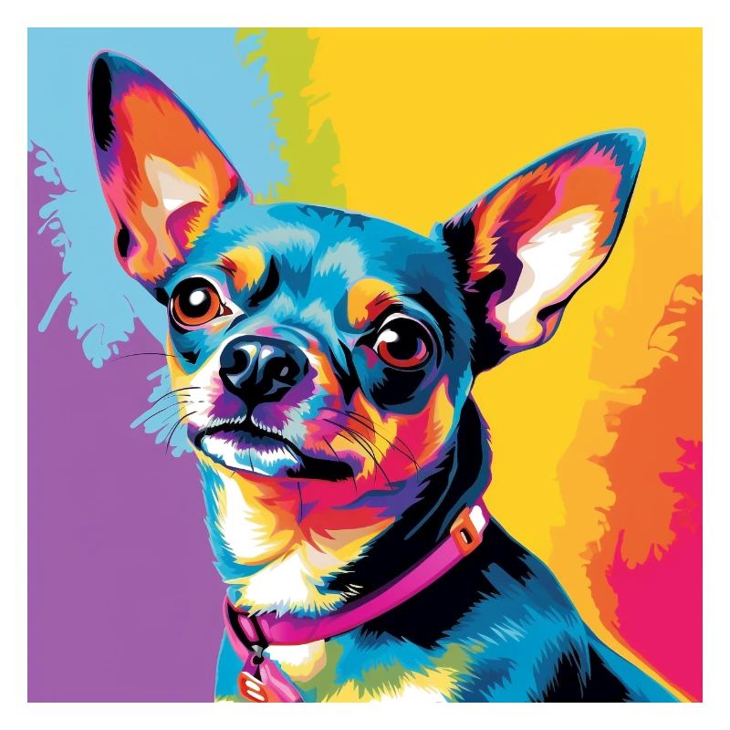 Chihuahua Pop Art