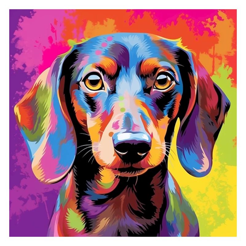 Dackel Pop Art