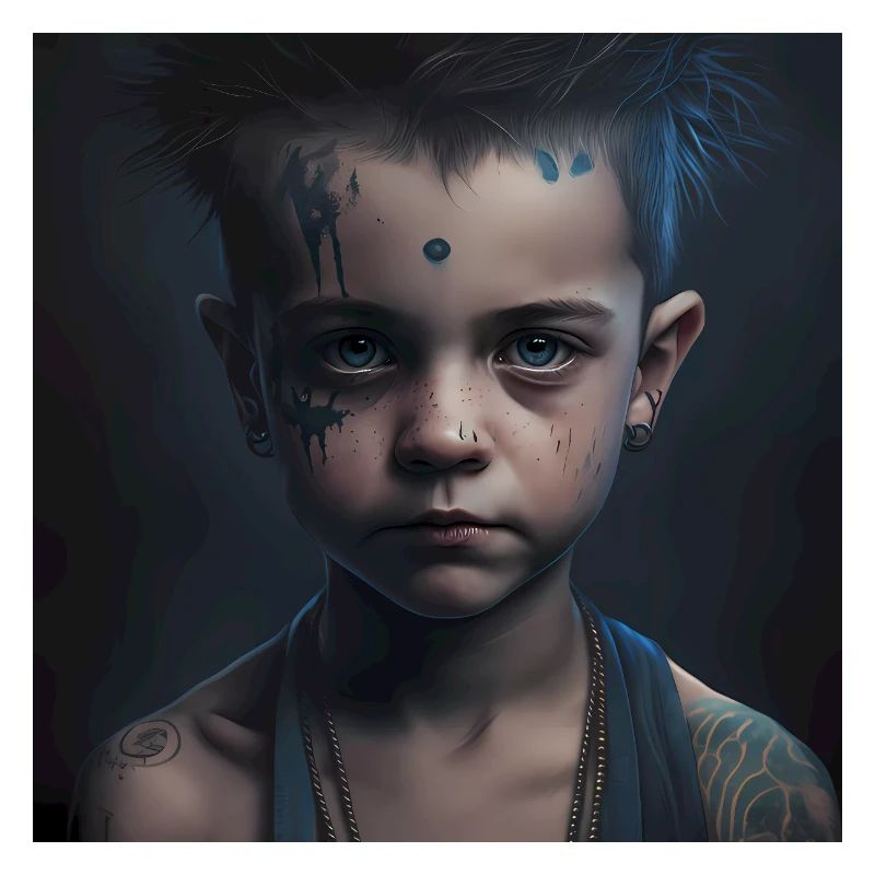Kinder mit Tattoos