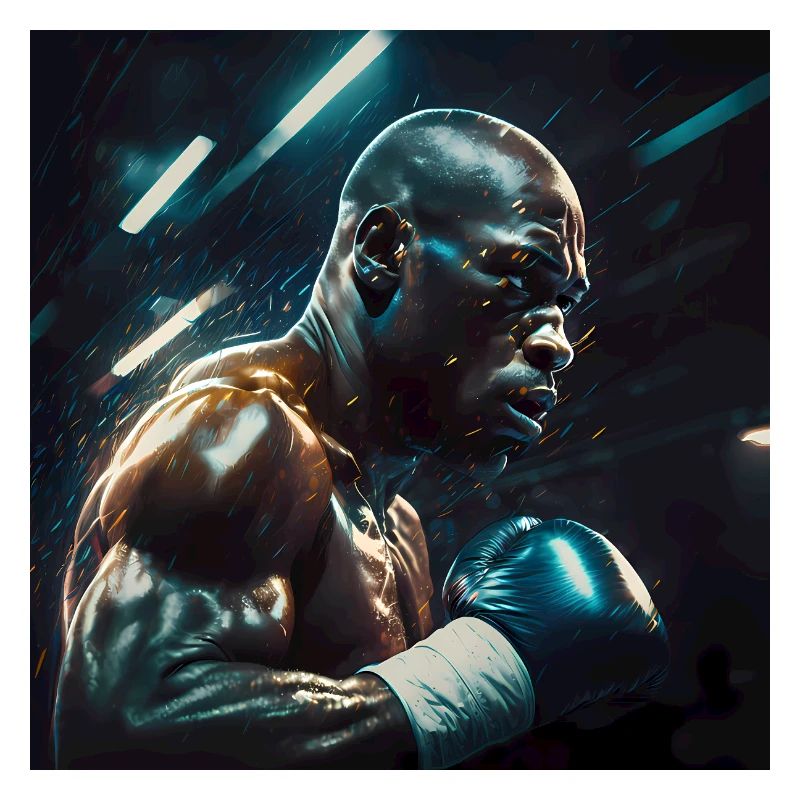 Affiche de boxe