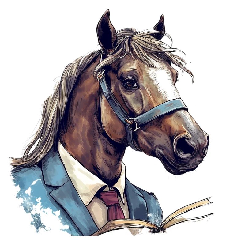 Cheval en costume