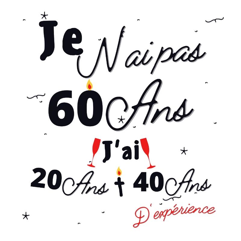 Je n Ai Pas 60 Ans Cadeau d anniversaire