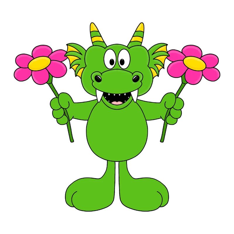 BLUMEN - LIEBE - DRACHE - GESCHENK - GARTEN