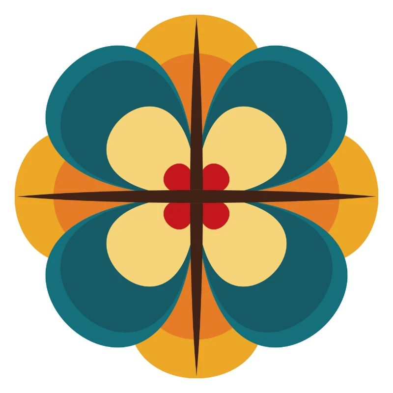 Retro Blume