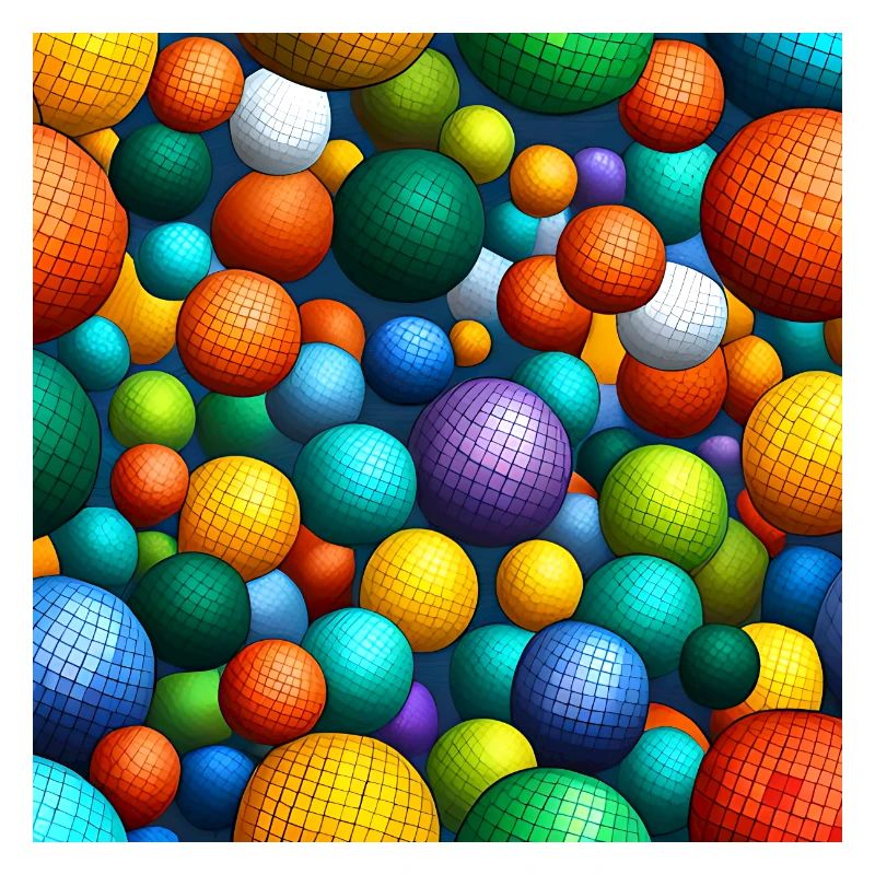 Rainbow Mosaic Spheres