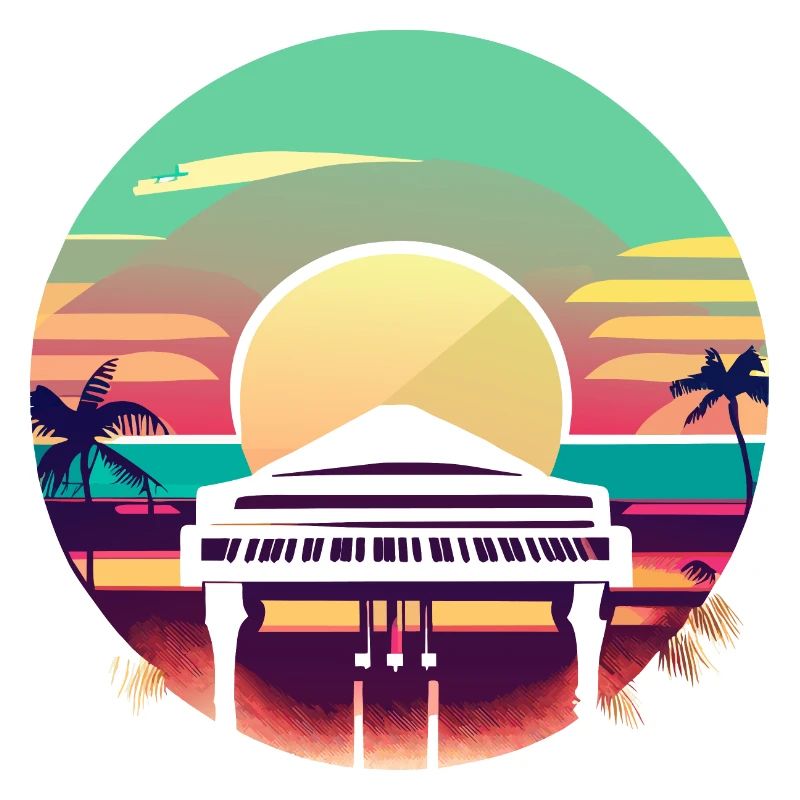 Sunset Piano Paradise
