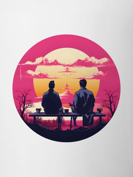 Synthwave japan amitié masculine