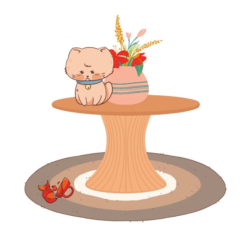 Naughty cat