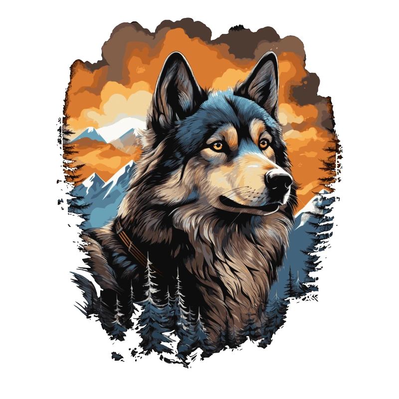 Alaskan Malamute Hund