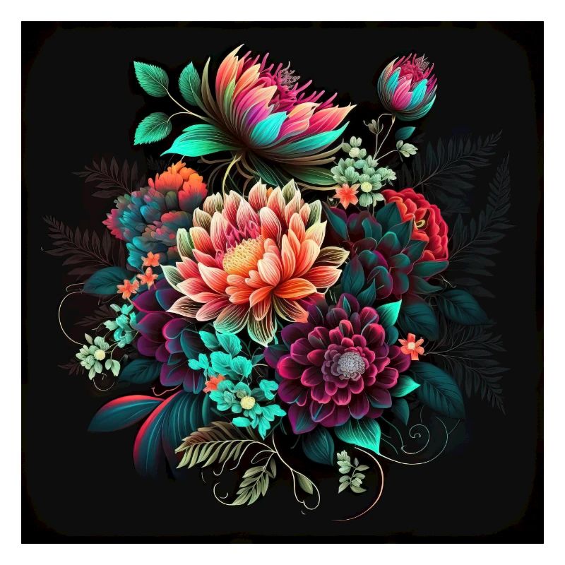 Motif de fleurs botaniques