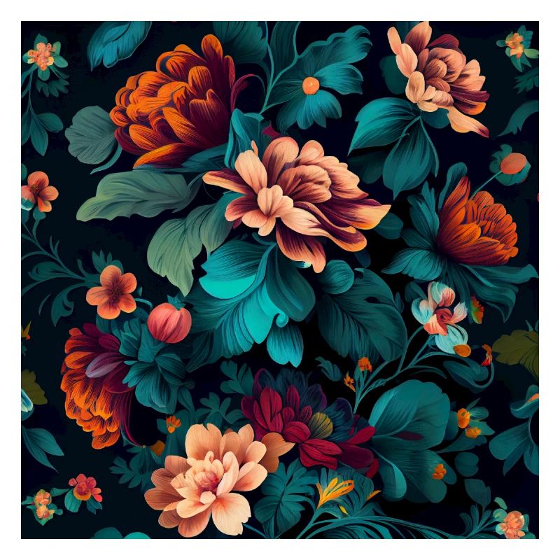 Motif de fleurs botaniques