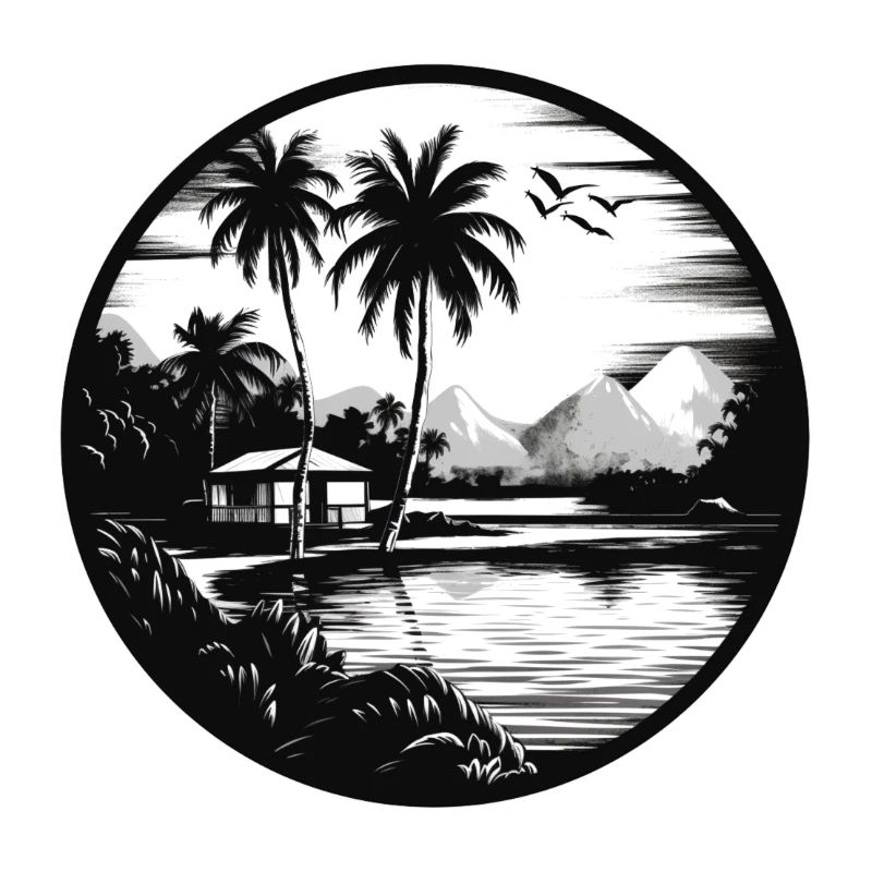 Destination de rêve minimaliste