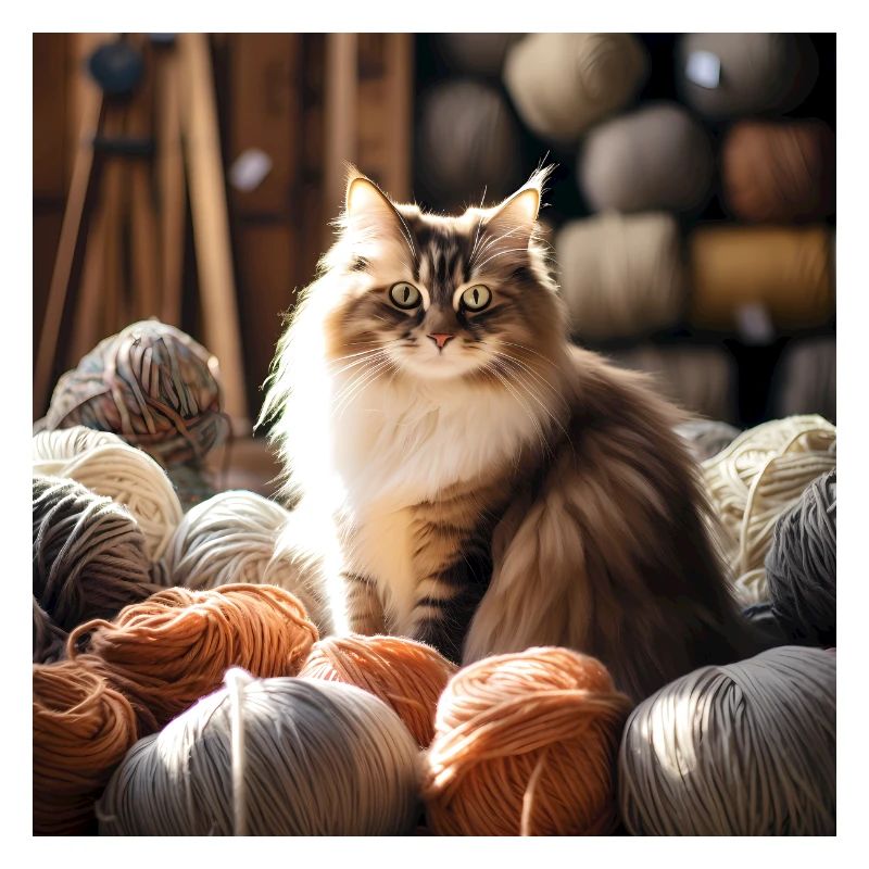 Chat à Yarn Paradise