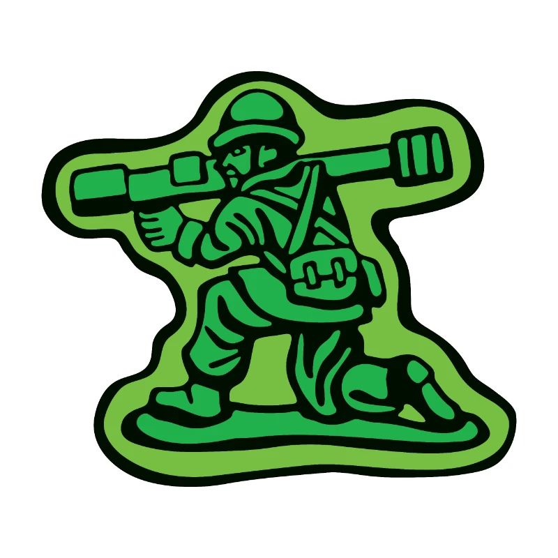 Soldat jouet avec bazooka