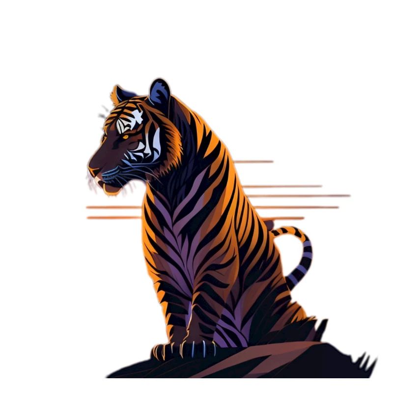beautiful tiger design