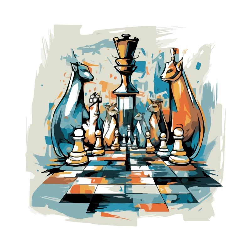 Katzen und Schach