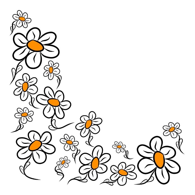 Gänseblümchen Margeriten Blumenranke Blume blumig