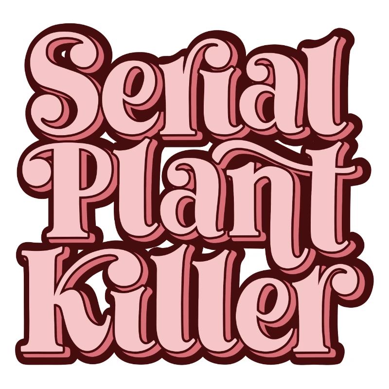 Conception rétro de tueur de plantes en série