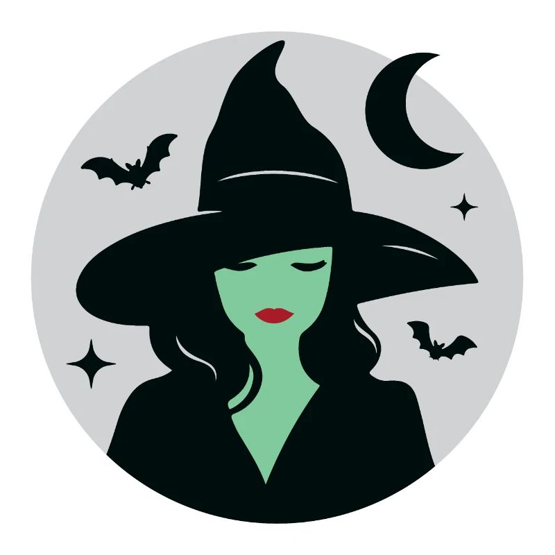 Sorcière verte, Halloween