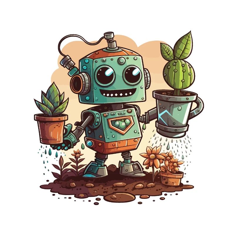 Floraison de robot