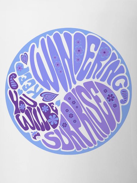 Keep Wondering Purple
