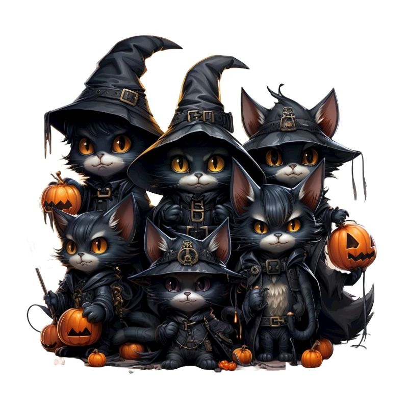 Fête d’Halloween Catty
