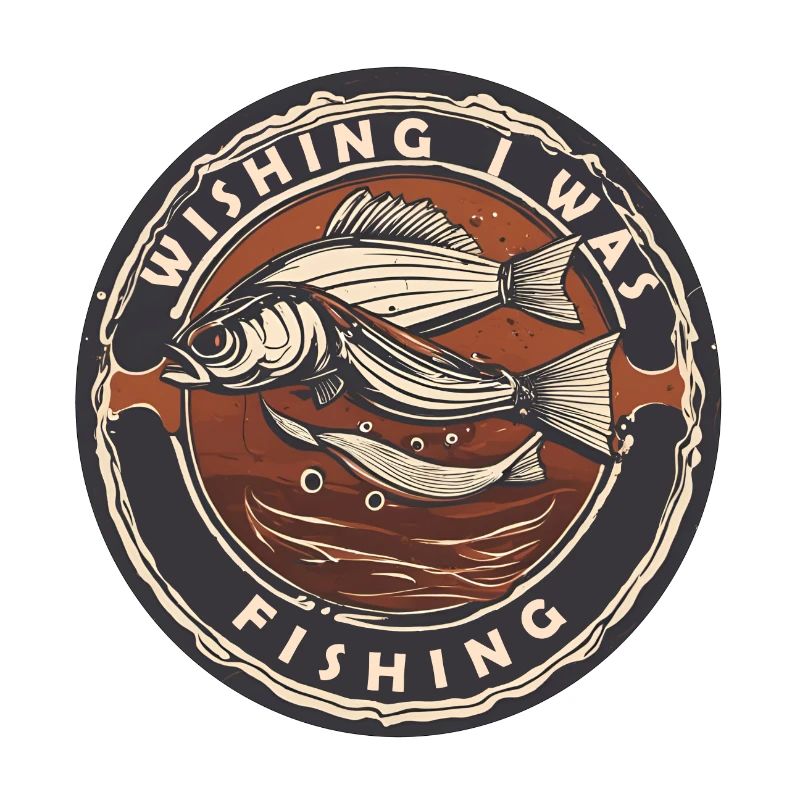 Logo du poisson / Pêche / Pêche / Eau / Lac