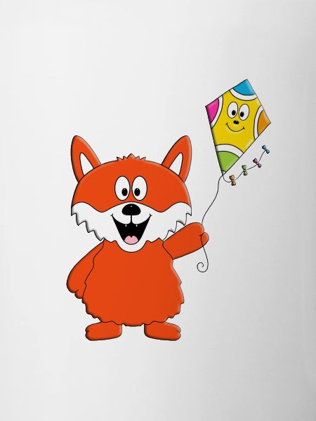 DRACHE - KITE - DRACHENSTEIGEN - FUCHS - TIER