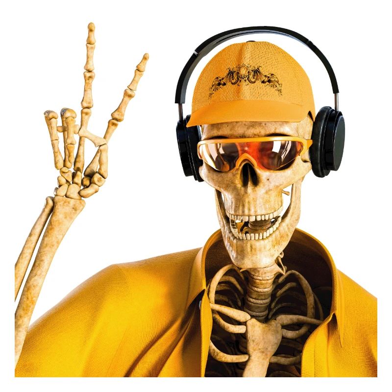 Sensenmann liebt coole Musik